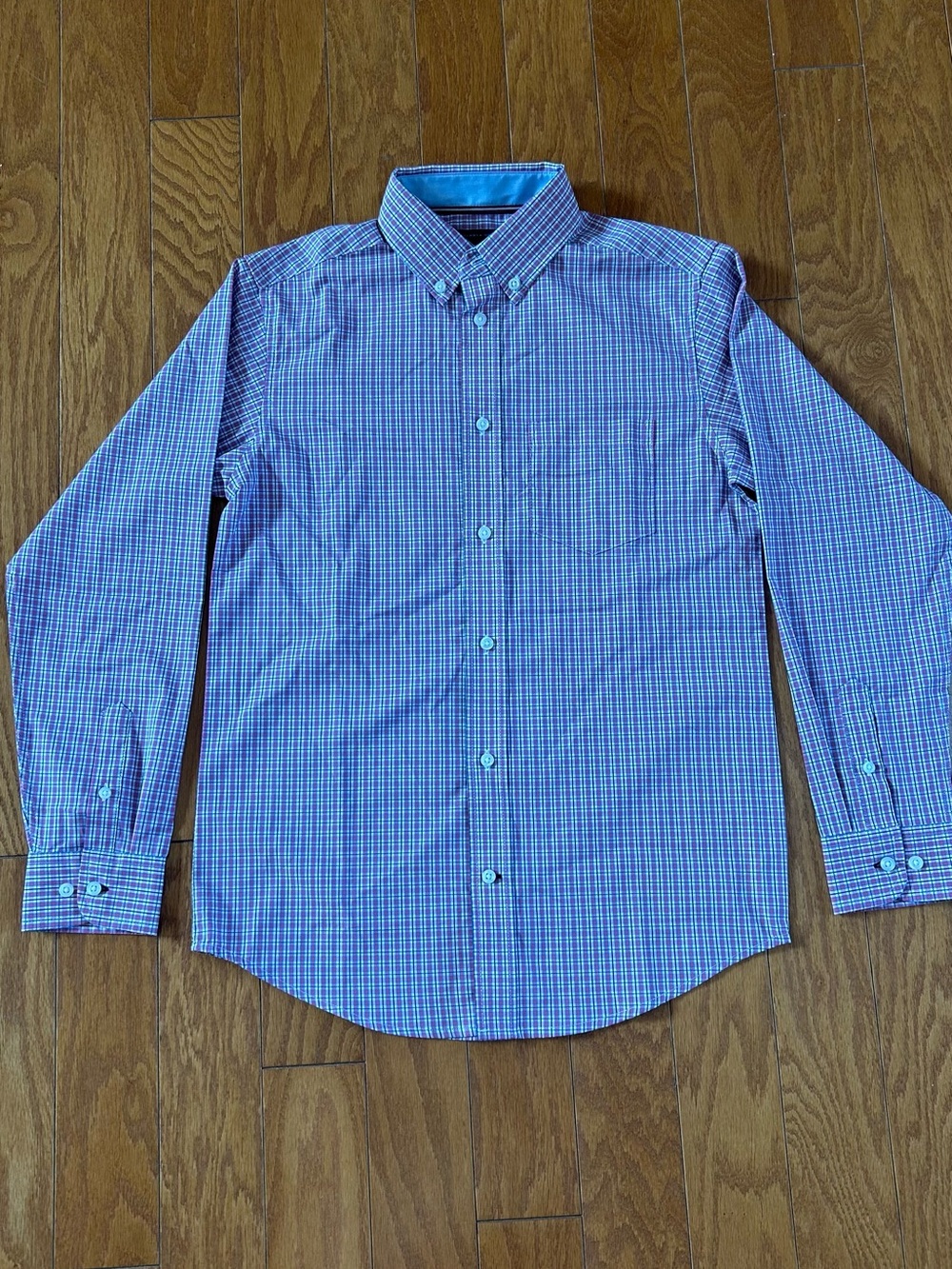 Tommy Hilfiger Red Plaid Button-Down Shirt
